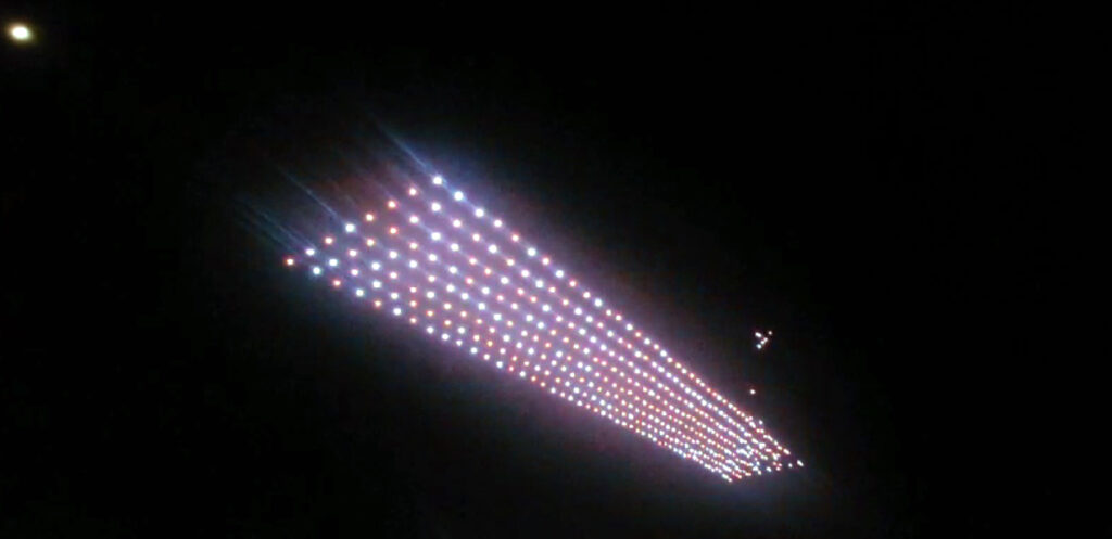Mega Drone Show in Siddipet today
