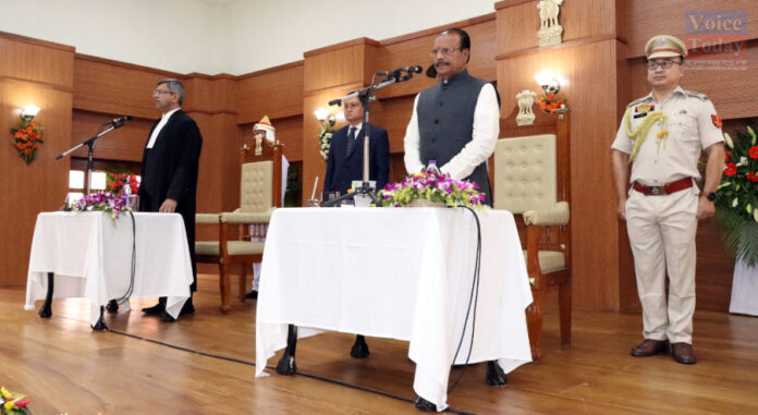 Nallu Indrasena Reddy assumed responsibility as Governor of Tripura