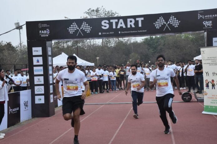 Hyderabad's first ever 10K relay run