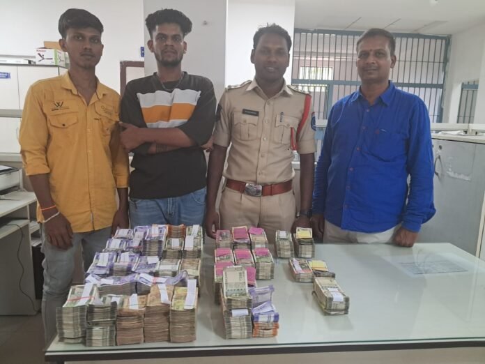 54 lakh cash seized