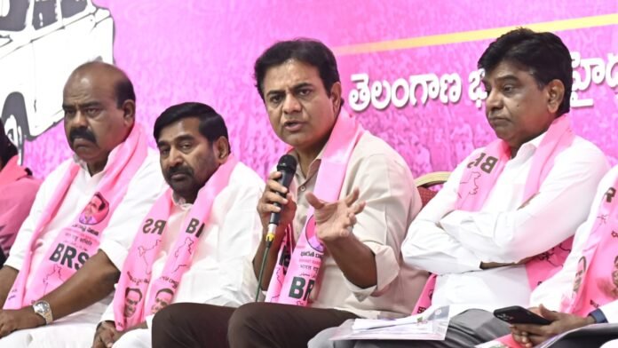 Telangana agriculture in crisis KTR