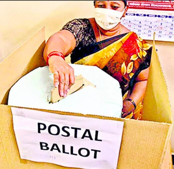 The postal ballot process will end today