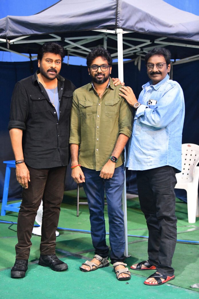 Blockbuster director VV Vinayak on the sets of Megastar Chiranjeevi's magnum opus 'Vishwambhara' Blockbuster director VV Vinayak on the sets of Megastar Chiranjeevi's magnum opus 'Vishwambhara'