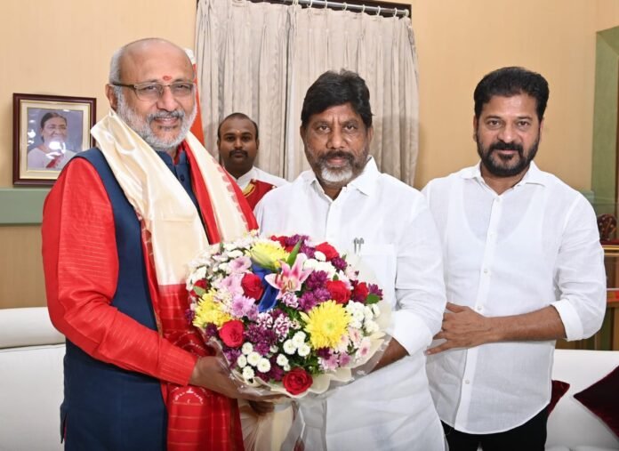 The CM and the Deputy CM invited the Governor to the State Inauguration Ceremony.