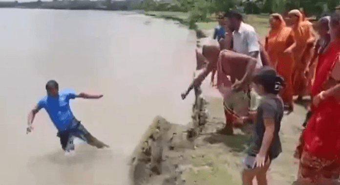 He fell while reporting He fell while reporting