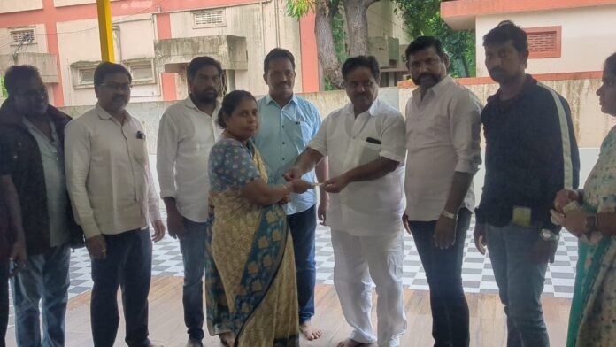 Happiness in the eyes of the poor with NTR's Barosa Happiness in the eyes of the poor with NTR's Barosa
