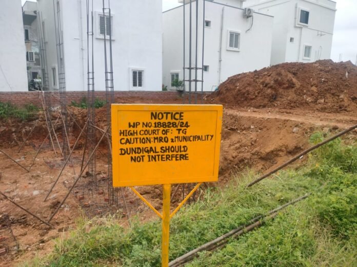 Warning boards are missing in government premises