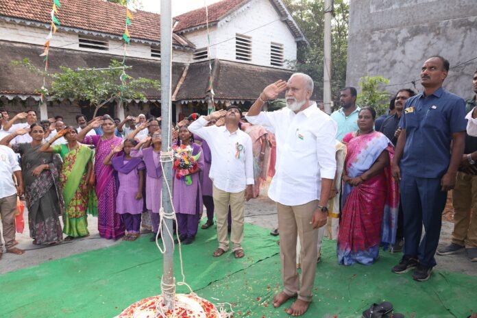 Grand Independence Day celebrations at Tehsildar's office