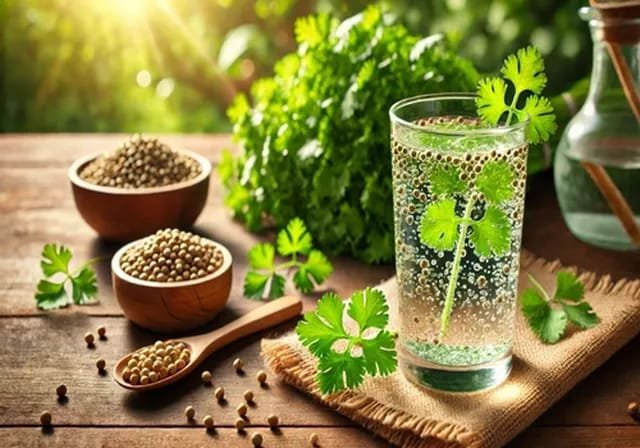 Drinking the water of coriander seeds soaked in pargadu is good for health