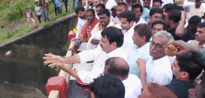 Minister Ponguleti released the irrigation water