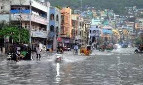 A young man washed away in a stream…saved by locals