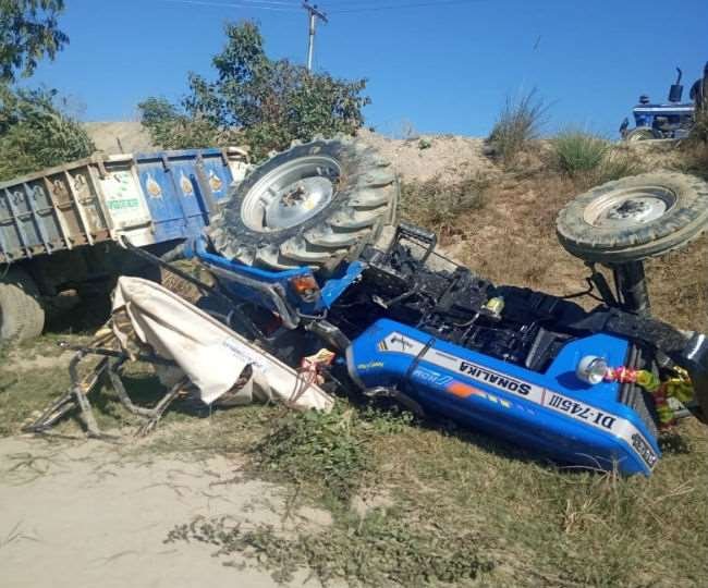 A man died after being hit by a Tractor A man died after being hit by a Tractor