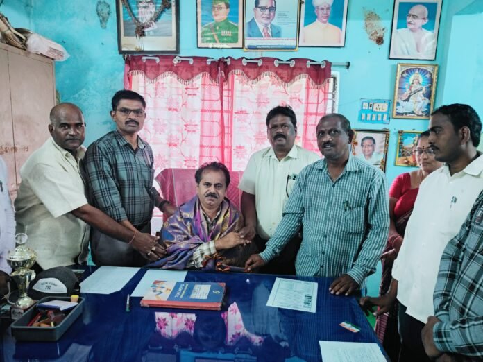 Vijaya Naik as Principal of Nadigudem College.