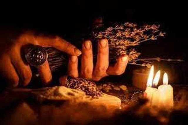 In front of the private college, there is a commotion of occult worshipers