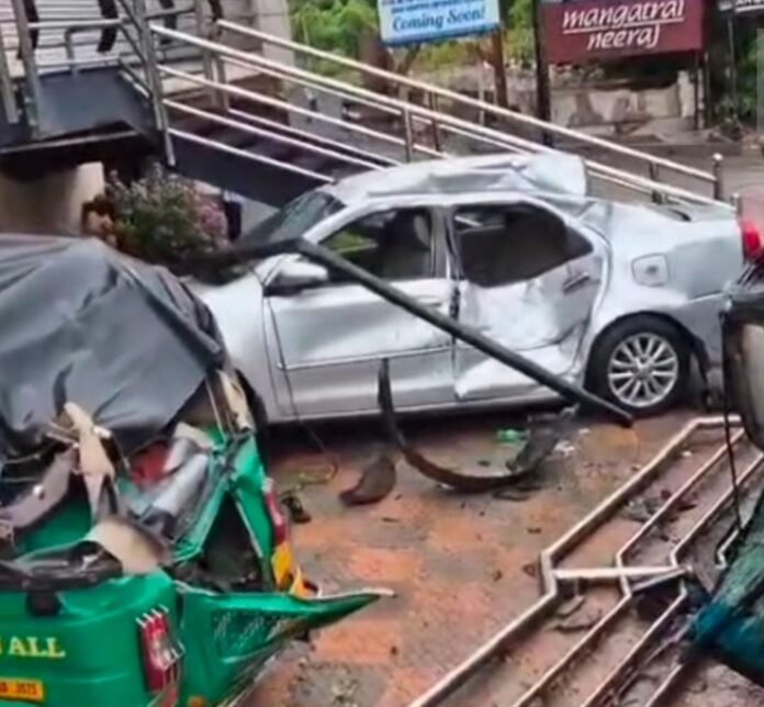 Car accident in Banjara Hills