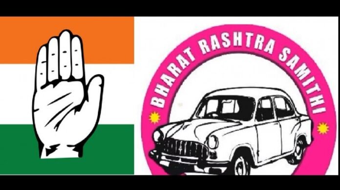 Clash for setting up statue....BRS Vs Congress....