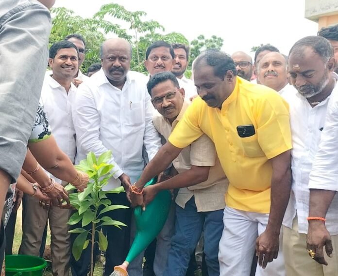 Green Andhra- Clean Andhra in Paravada on the occasion of Pawan Kalyan's birthday