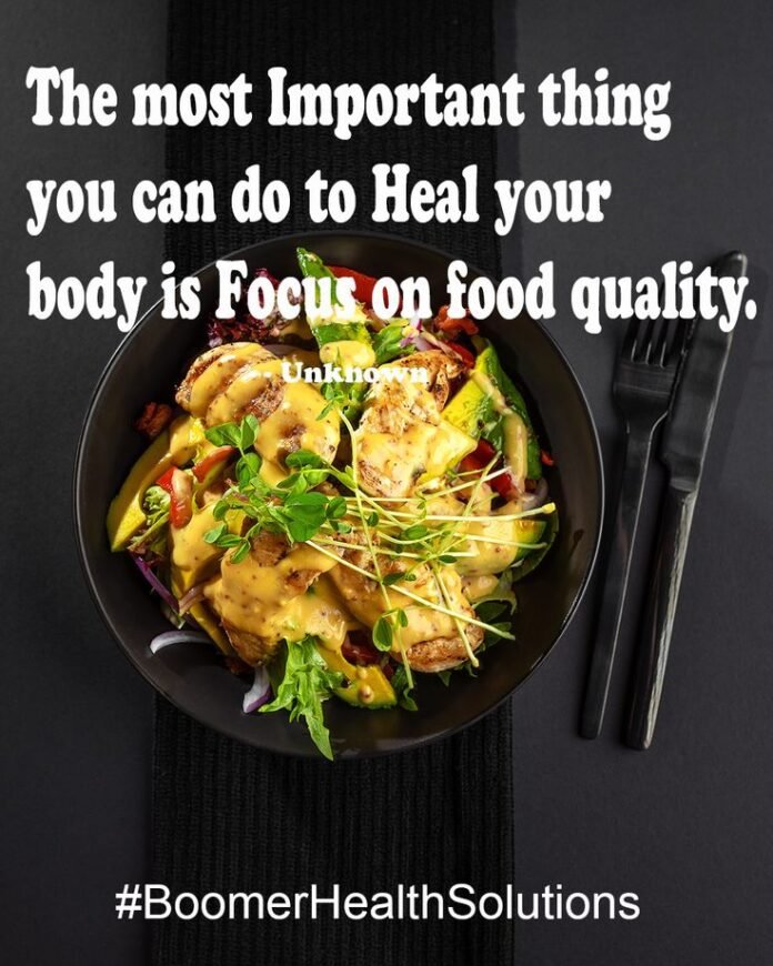 Focusing on food is very important