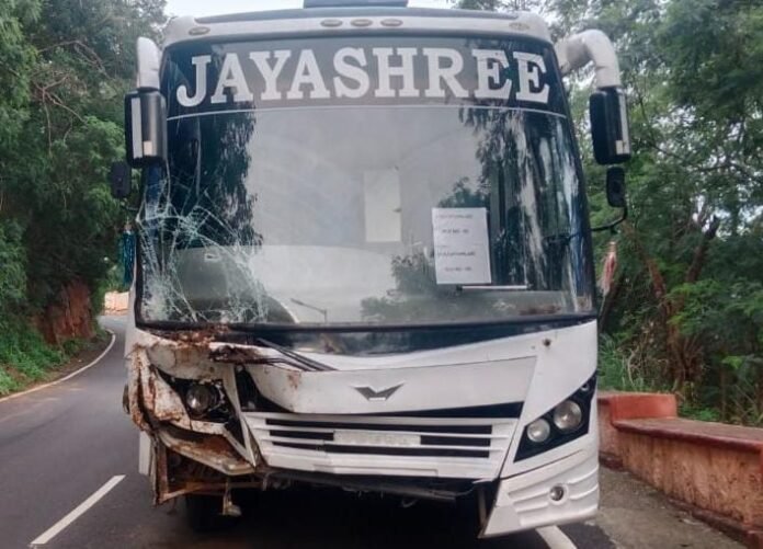 Bus accident on Kailasagiri hill