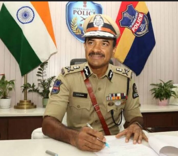 CV Anand as Hyderabad Police Commissioner...