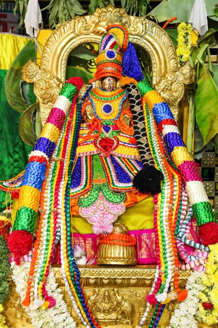 A sacred offering in Shree Padmavati Ammavari temple A sacred offering in Shree Padmavati Ammavari temple