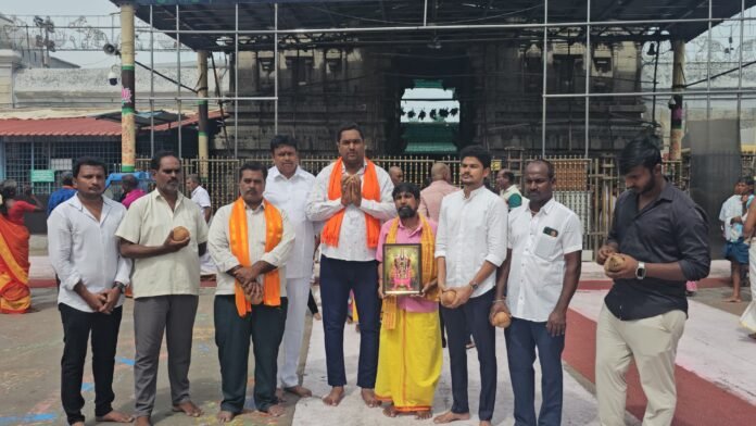 A devotee of Ammavari who undertook Sanghibhava Diksha