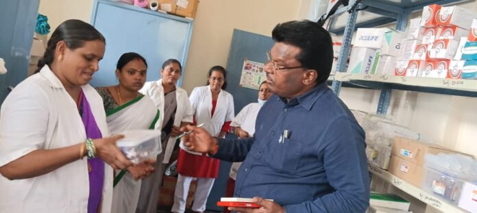 Nandyala District Medical and Health Department which was inspected randomly Nandyala District Medical and Health Department which was inspected randomly