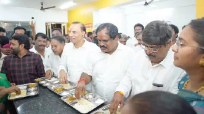 Anna canteen started by the MLA