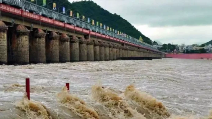 Central team inspected Prakasam Barrage