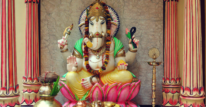 Countless Vinayaka Idols in villages.