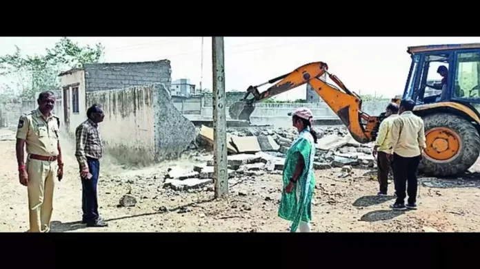 Demolitions in Musi on Sunday