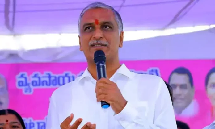 CM Revanth is doing real estate raids: Harish Rao