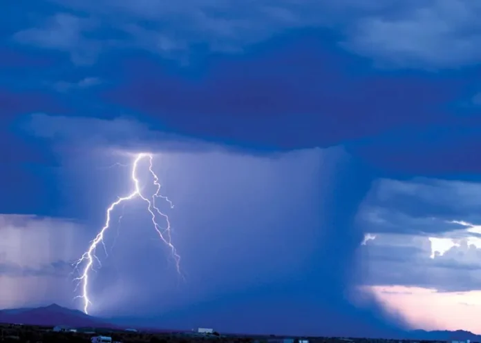 Heavy rains due to cloud burst