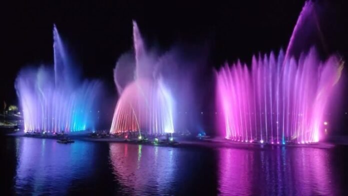 Launch of Laser Musical Fountain Exhibition at Khammam Launch of Laser Musical Fountain Exhibition at Khammam
