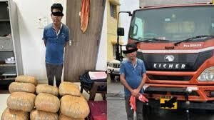 Man arrested for transporting cannabis