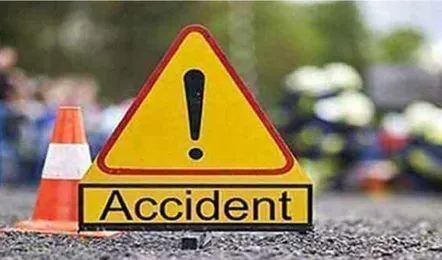Road accident in Miyapur police station area