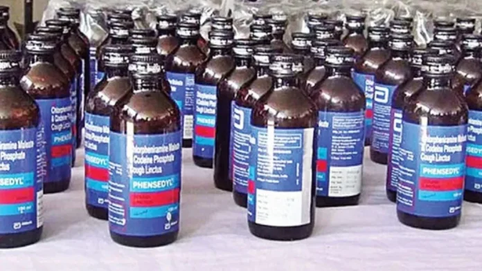 Seizure of cough medicine