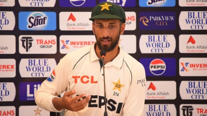 'He's not angry'... Pakistan captain Shan Masood