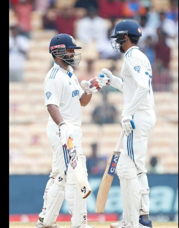 Pant.. Gill scored a century in the first test