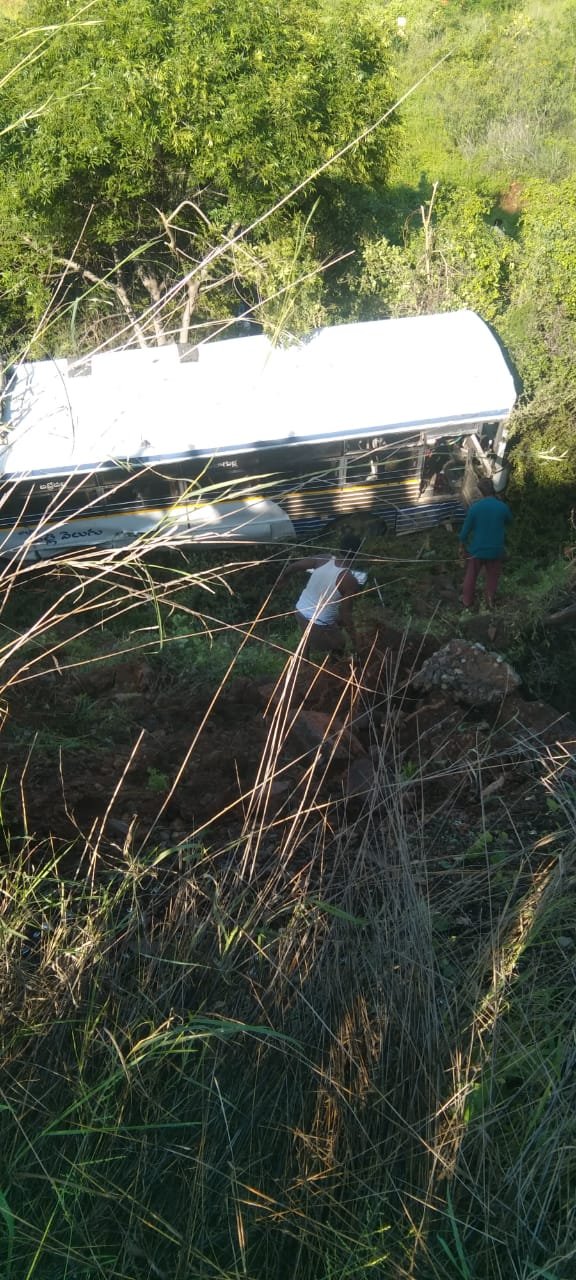 RTC bus fell into the valley RTC bus fell into the valley