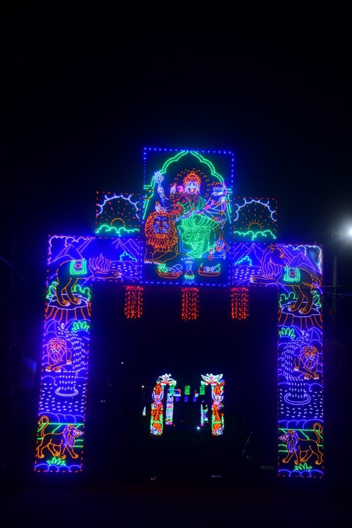 Shree Mahashakti temple is getting ready for Shree Devi Navratri festival