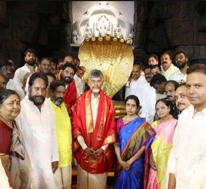 Flag hoisting today in Tirumala