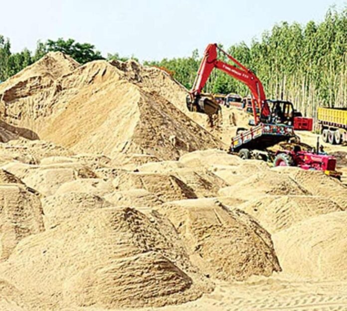 Sand mining in 15 to 108 reach*