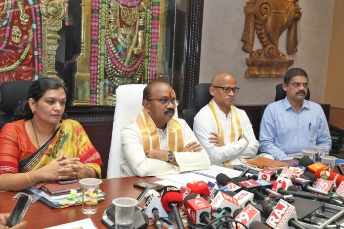 Srivari Brahmotsava arrangements better than last- TTD EO Shri J. Shyama Rao Srivari Brahmotsava arrangements better than last- TTD EO Shri J. Shyama Rao