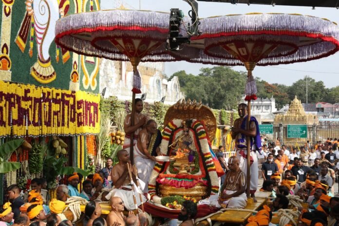 Sri Malayappa in the decoration of Murali Krishna on the Chinnashesha vehicle Sri Malayappa in the decoration of Murali Krishna on the Chinnashesha vehicle