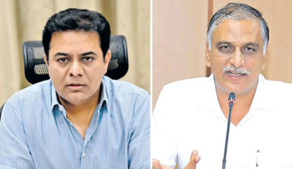 A case has been registered against KTR and Harish Rao