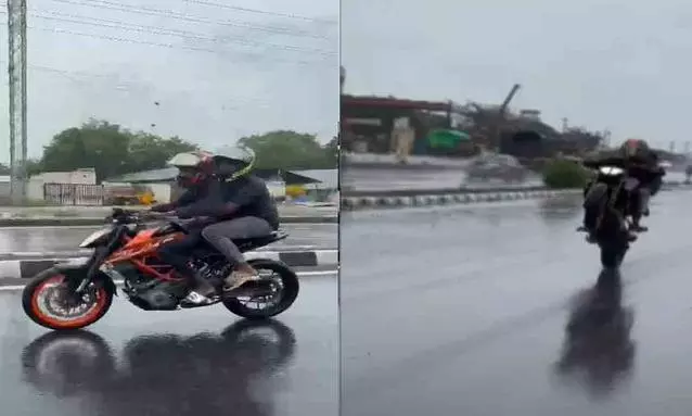 A young man died doing stunts on a bike for Instagram reels A young man died doing stunts on a bike for Instagram reels