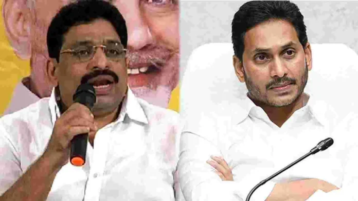 Buddha Venkanna fire on Jagan