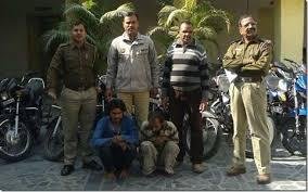 Four bike thieves arrested