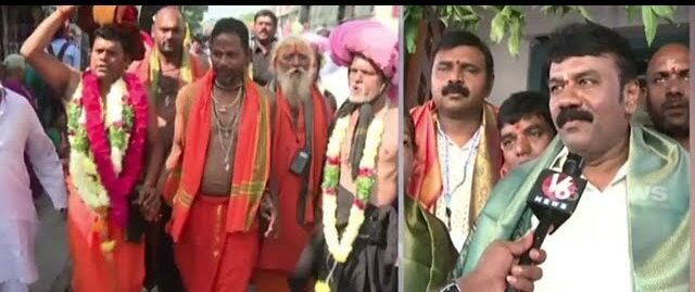 MLA Thalasani started the Sabari Mala Padayatra